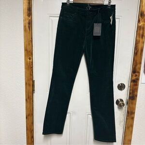 Edyson Windsor Straight Leg Forest Green Corduroy Pants Women’s Size 30L